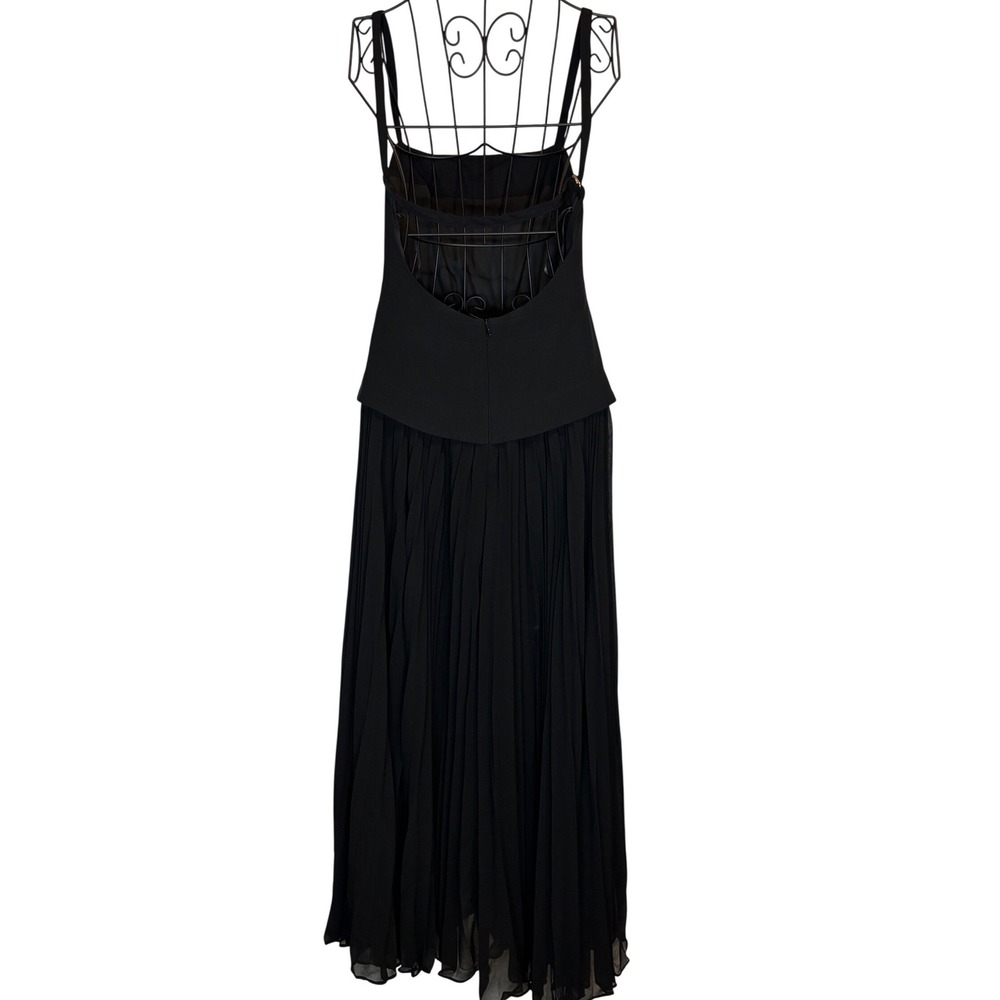 NWT COMMENSE Spaghetti Strap Backless Pleated Max… - image 5
